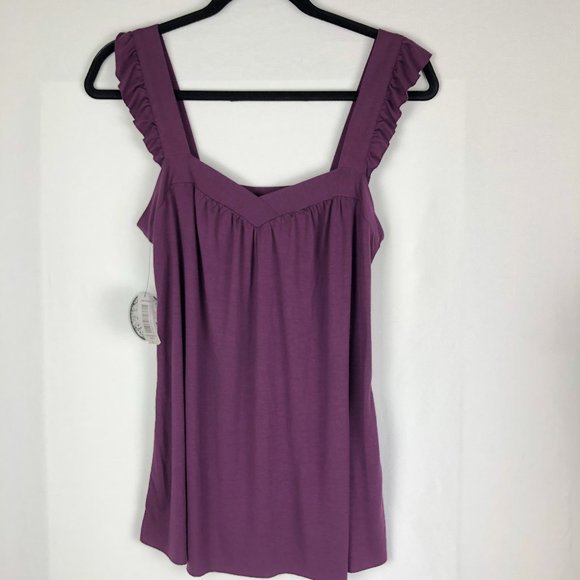 Aritzia Talula Ruffle Strap Tank Top - Picture 9 of 13